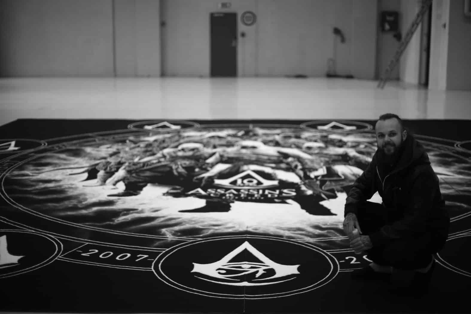 Riesiges Salzgemälde vereint 10 Jahre Assassins Creed zum Serienjubiläum 6 Salzgemälde Assassins Creed