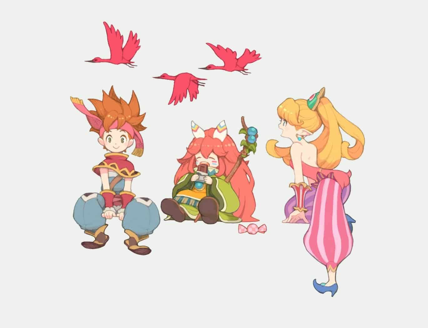 Secret of Mana Out Now Sketch Artwork 1518697551