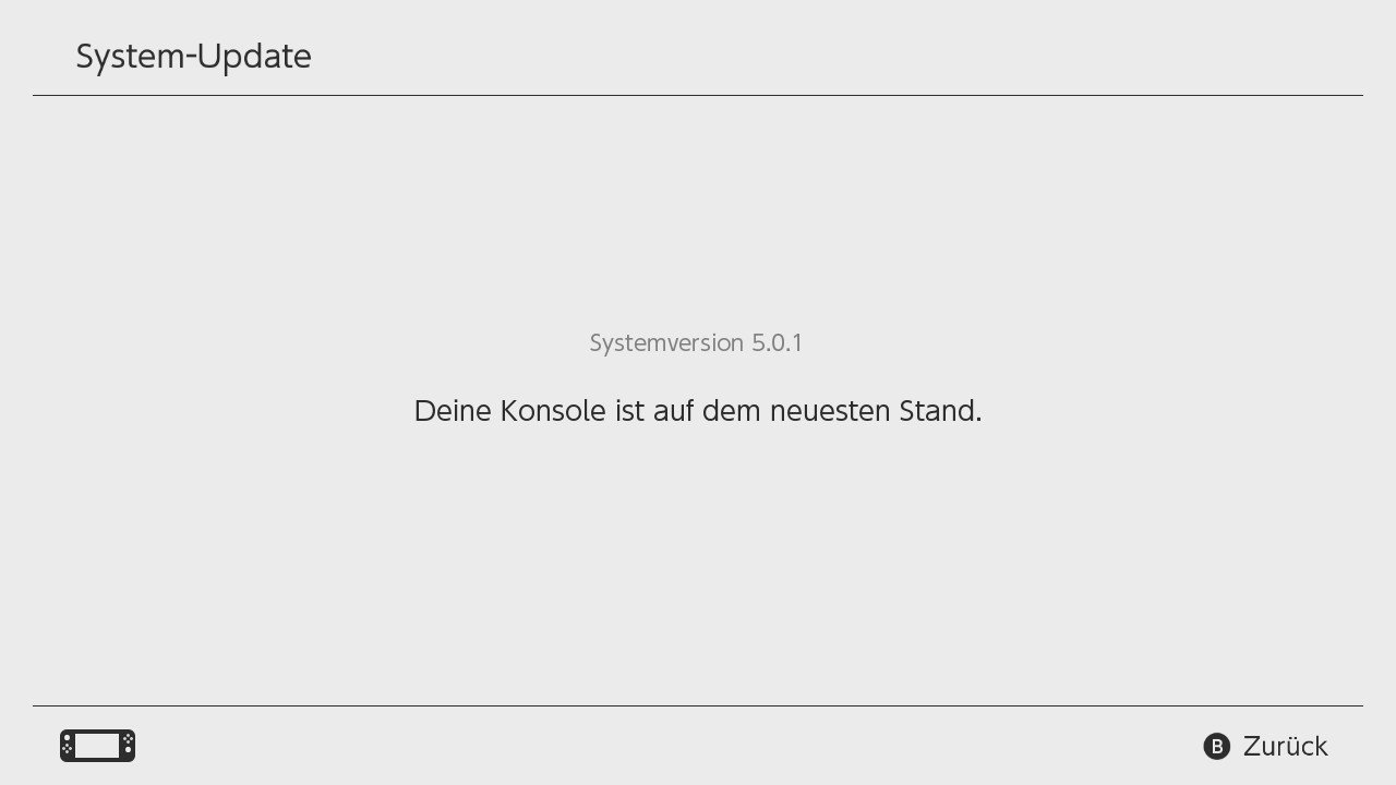 Nintendo Switch 5.0.1