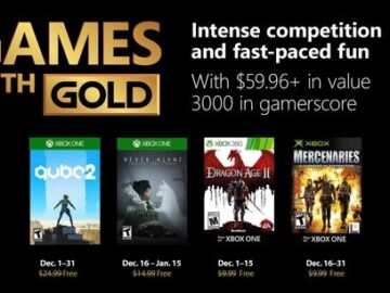 Media Asset Games with Gold Dezember 2018