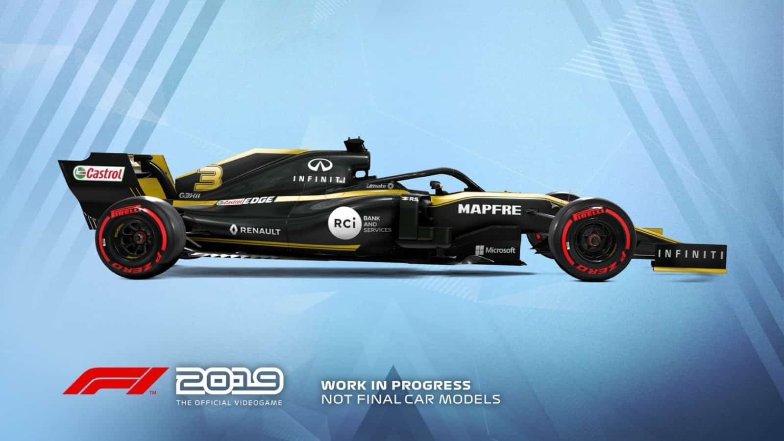 F1 2019 Fahrzeuge