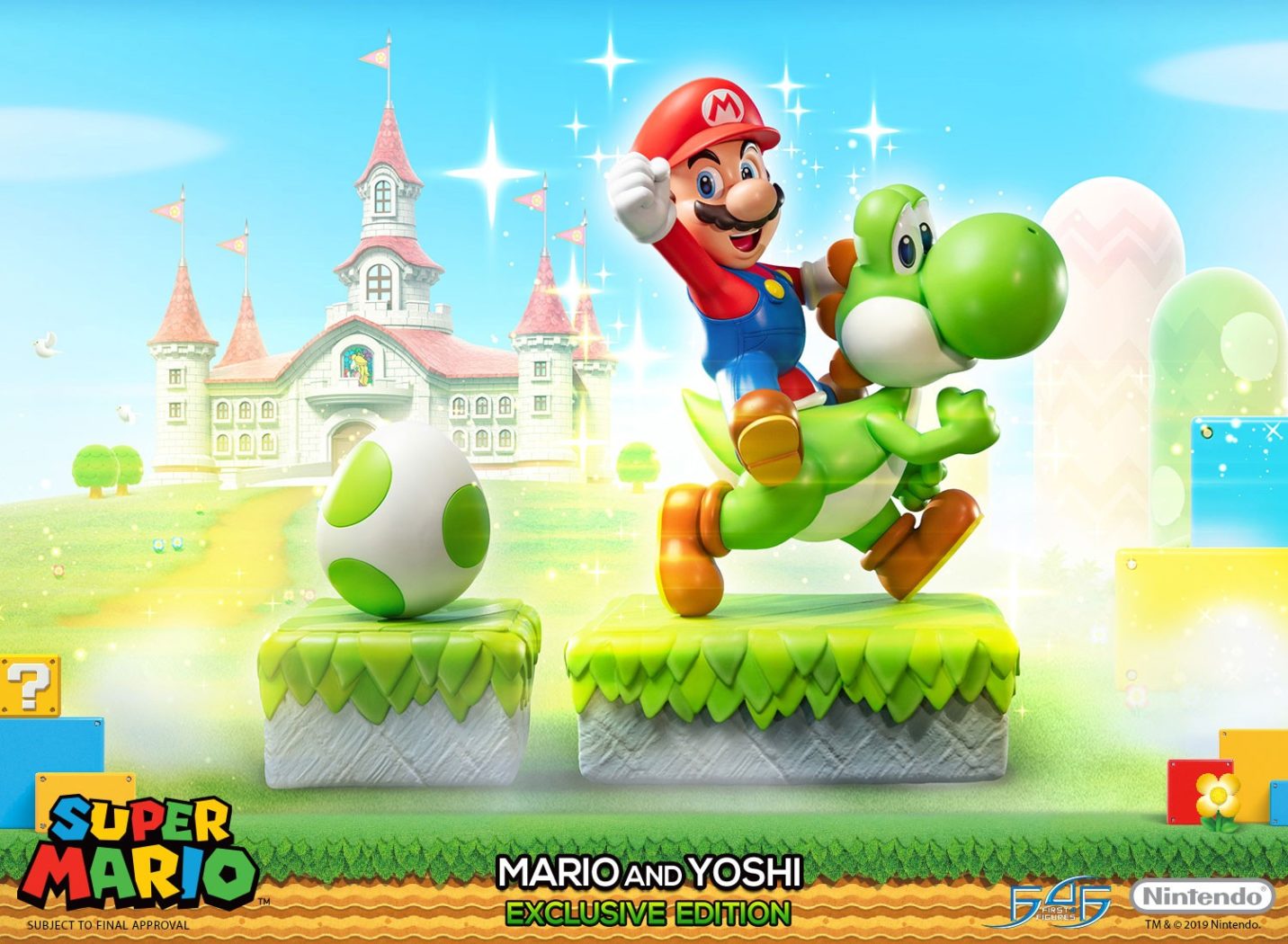Mario Yoshi Statue Exclusive Edition