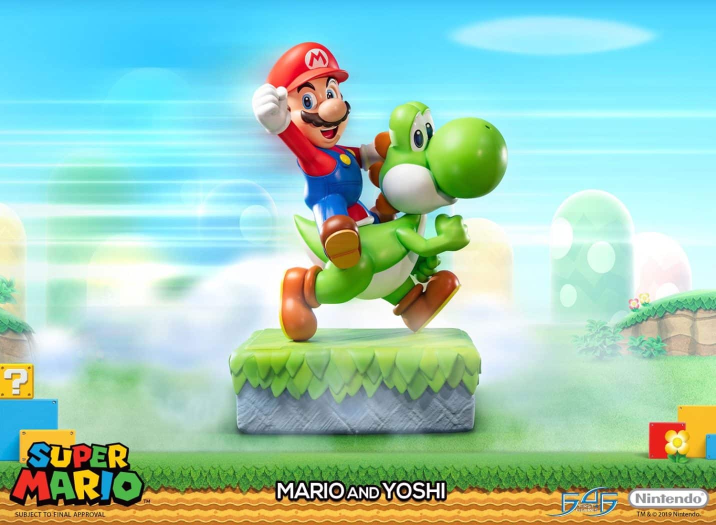 Mario Yoshi Statue Standard Edition