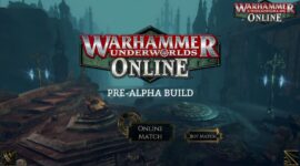 Warhammer Underworlds: Online Pre Alpha Menu