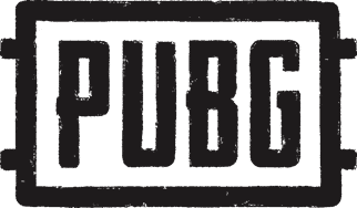 PUBG Logo schwarz
