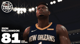 2K NBA 2K20 Zion_Rating