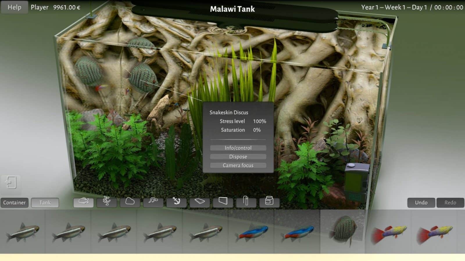 Aquarium-Simulator Biotope