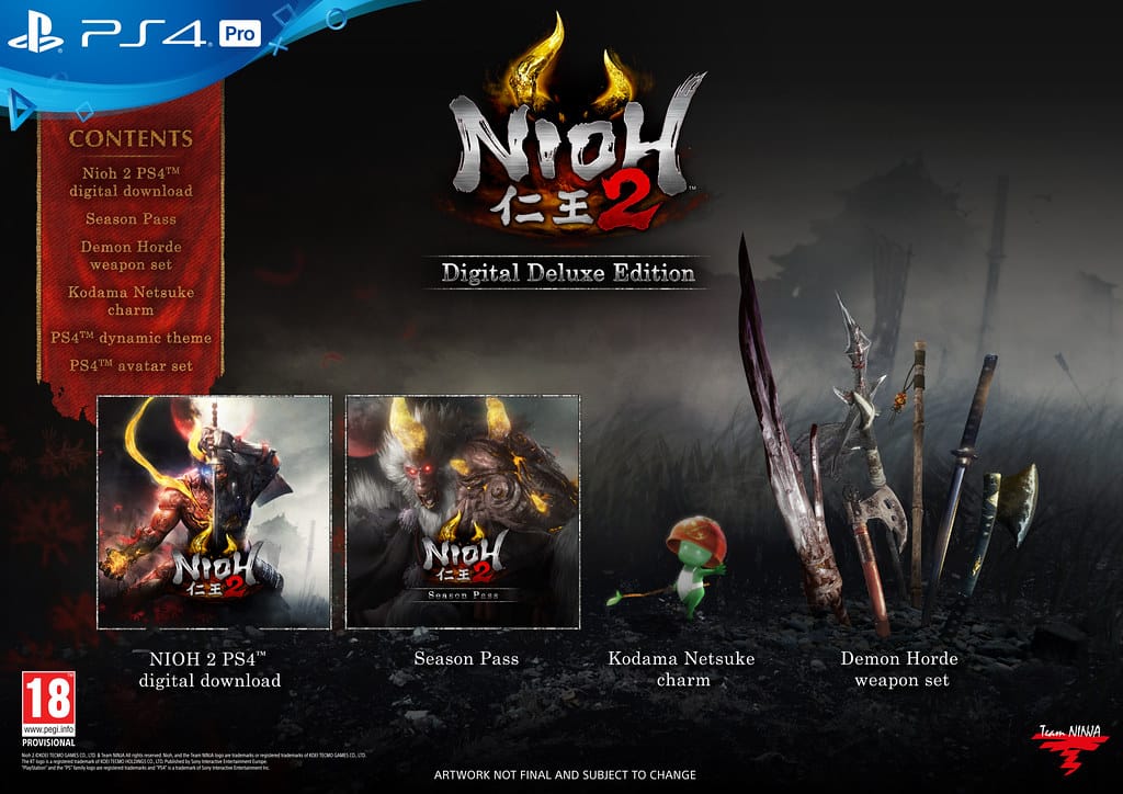 Nioh 2 Digital Deluxe Edition