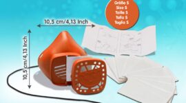 Playmobil Nase Mund Maske orange