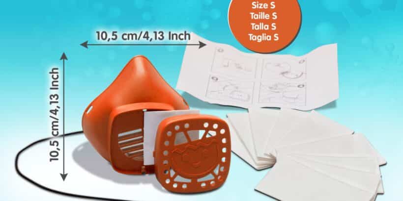 Playmobil Nase Mund Maske orange