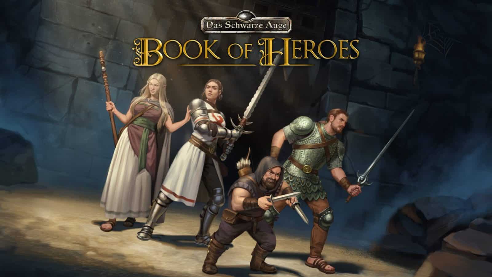 Das Schwarze Auge Book of Heroes Logo