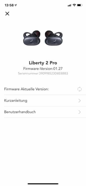 Anker Soundcore App Liberty 2 Pro Firmware