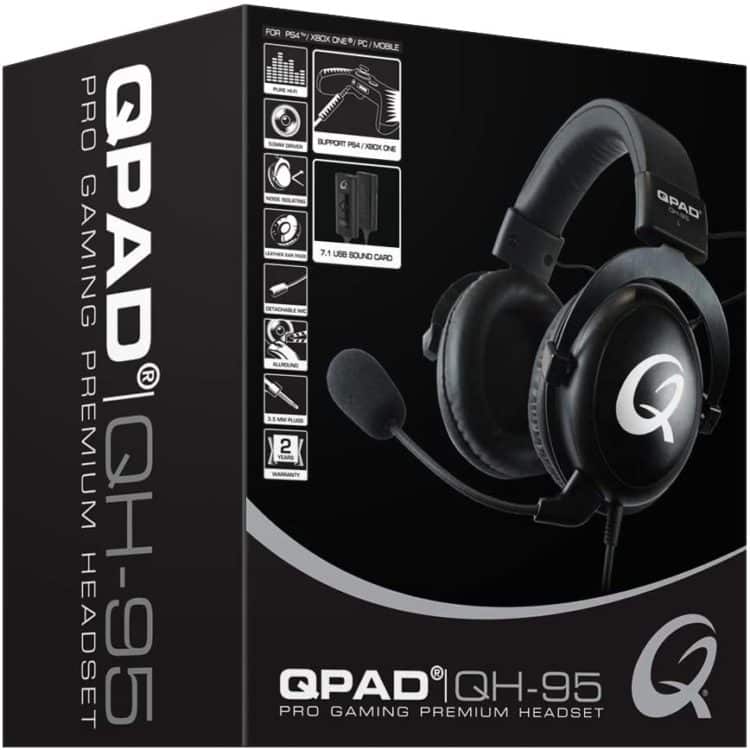 QPAD QH-95 Pro Gaming Headset Karton