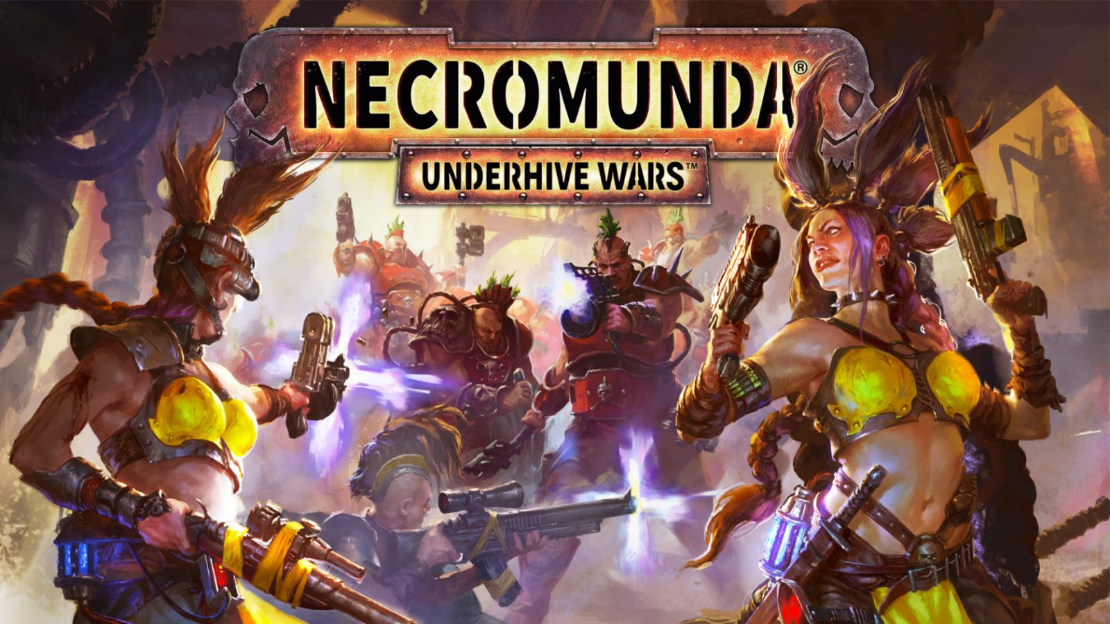 necromunda underhive wars logo keyart