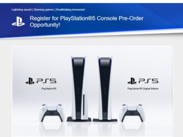 playstation 5 pre registration