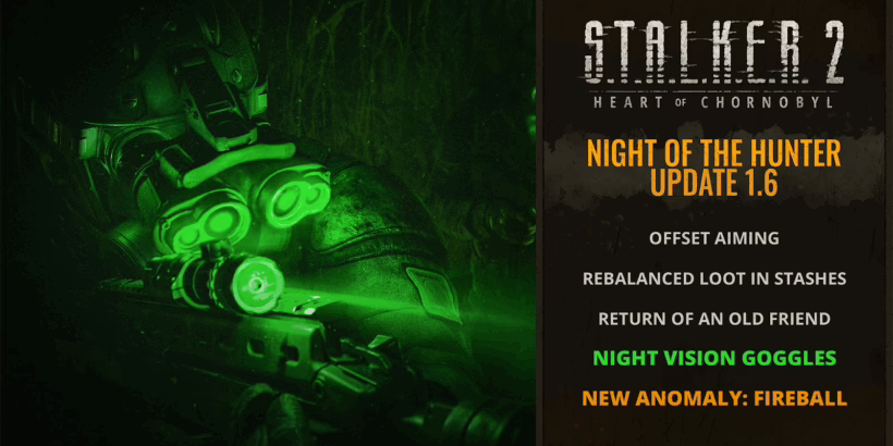 S.T.A.L.K.E.R. 2: Heart of Chornobyl Update 1.6