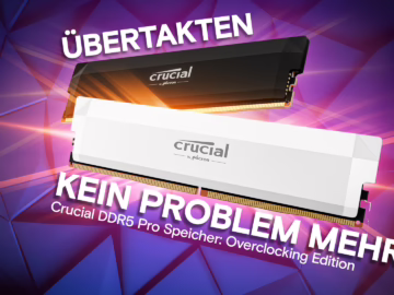 Crucial stellt DDR5 Pro OC 6400 CL32 Gaming-Arbeitsspeicher vor 1 Crucial DDR5 Pro OC
