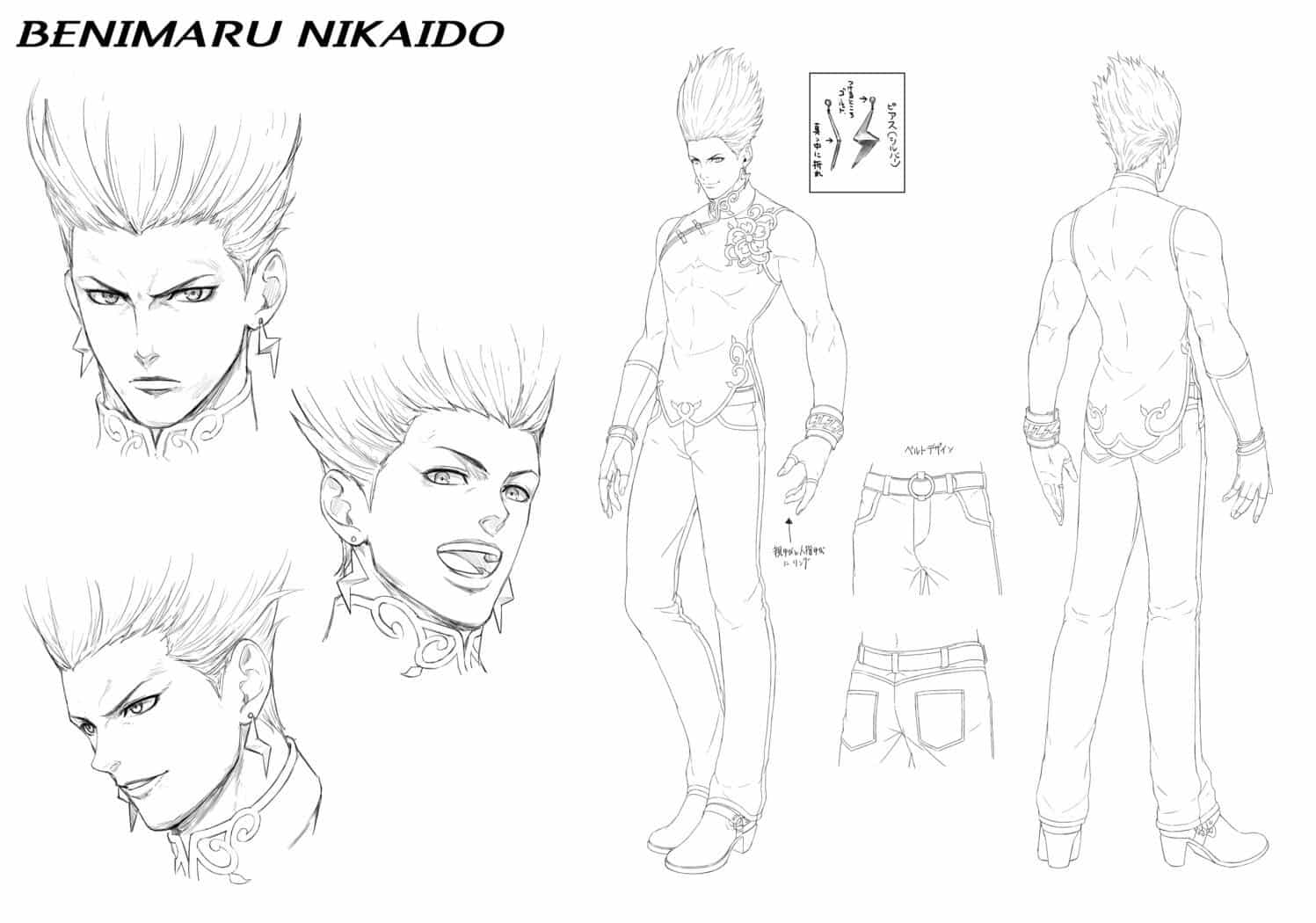 Character Design BENIMARU NIKAIDO