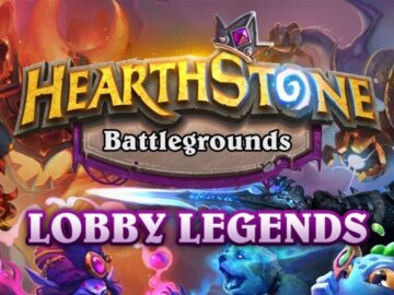 Hearthstone Battlegrounds Lobby Legends