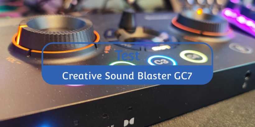 Creative Sound Blaster GC7 Test