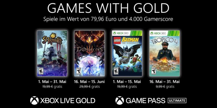 Games with Gold May 2021